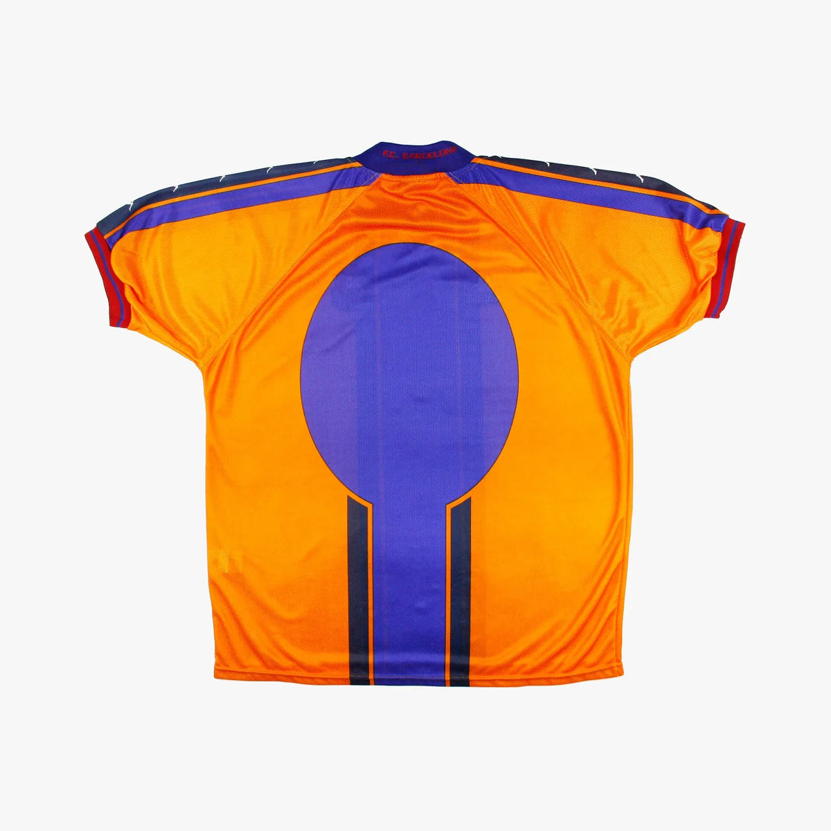 1997-98 barcelona home classic football jersey back view authentic retro kit