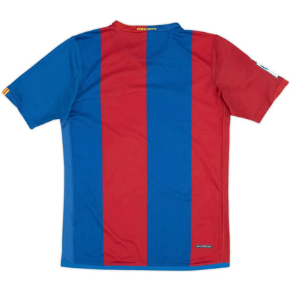 2006-07 barcelona home classic football jersey back view authentic retro kit