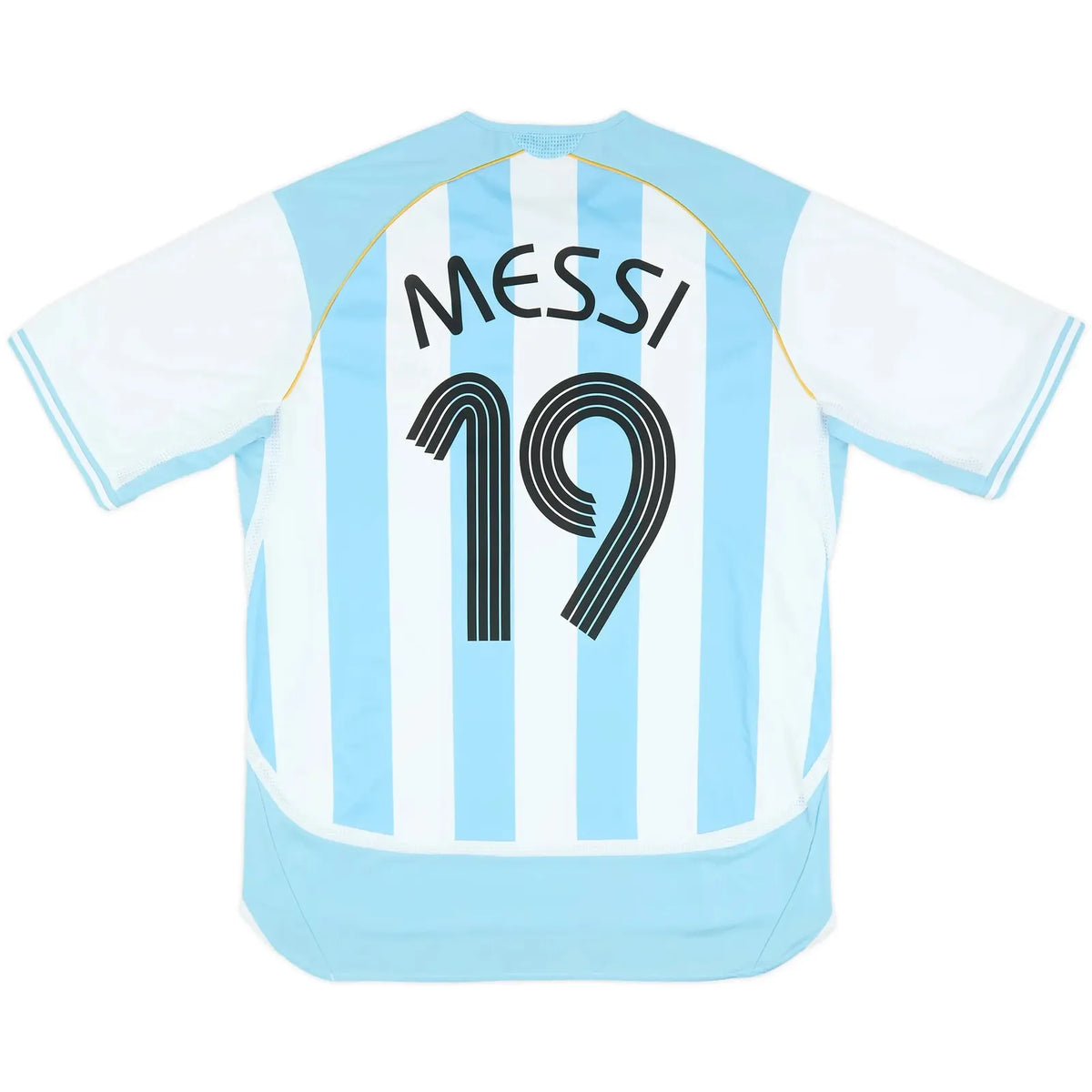 2006 Argentina adidas Reissue Home Vintage Shirt Messi #19