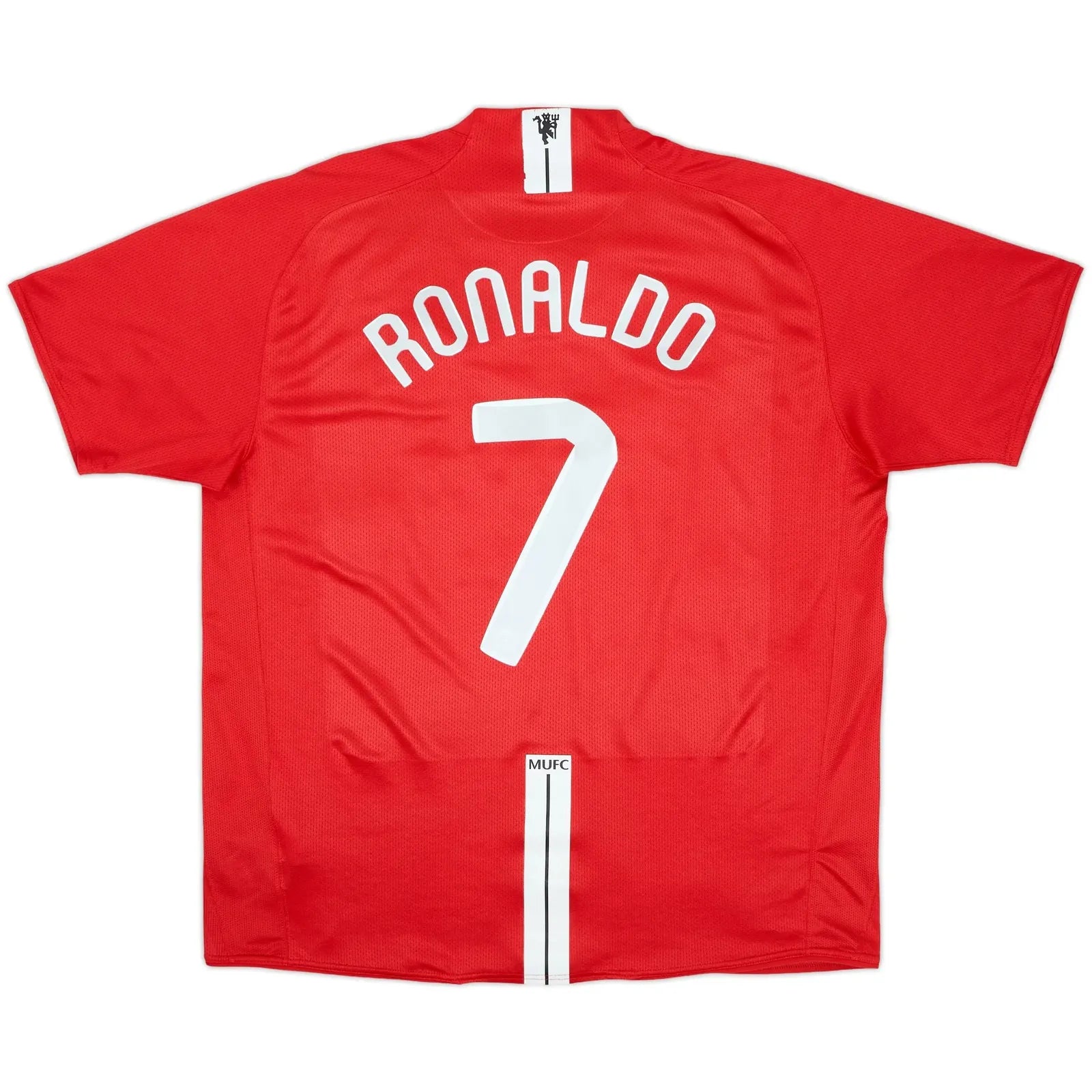 2007 08 manchester united home classic football jersey back view ronaldo 7 print