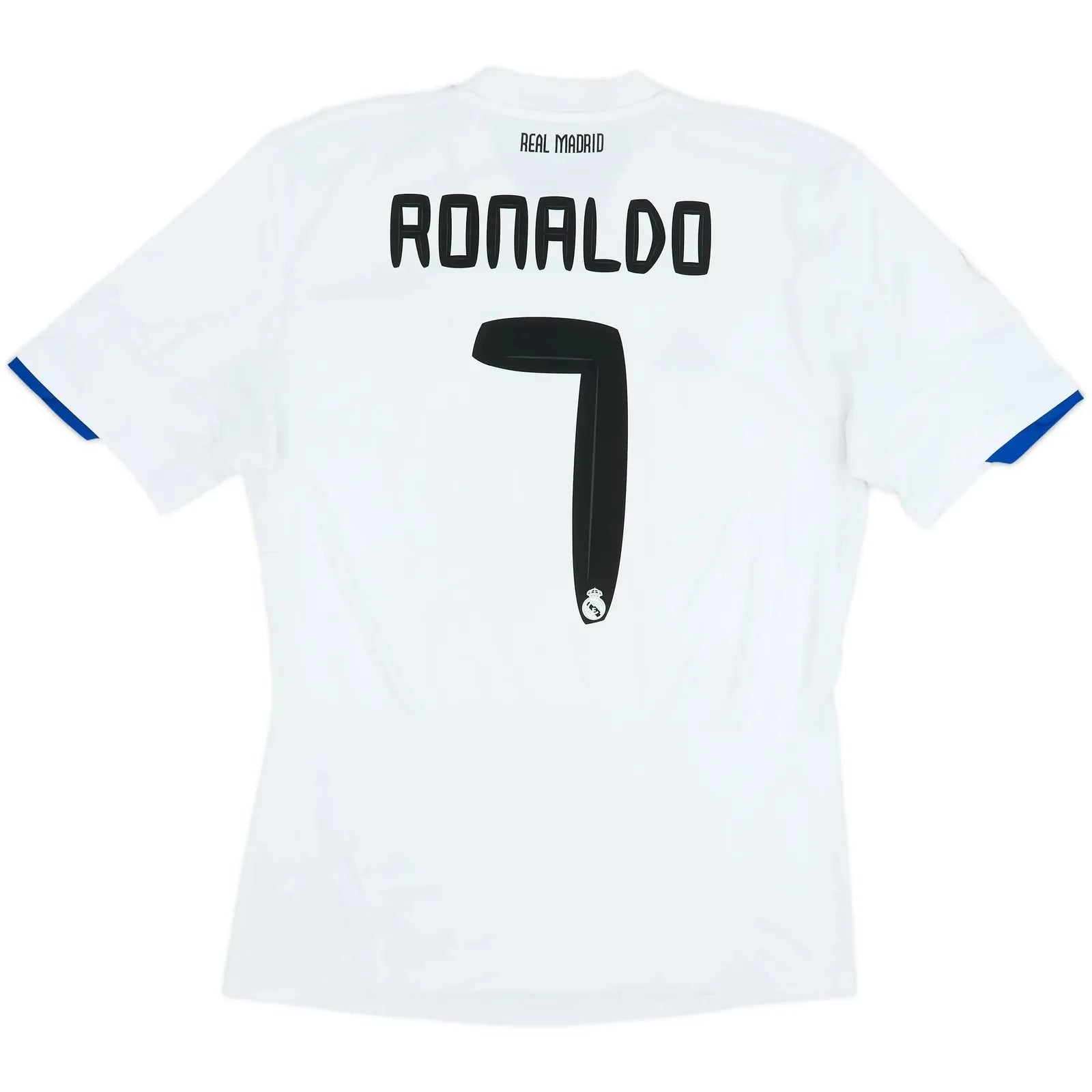 2010 11 real madrid home classic football jersey back view ronaldo 7 print