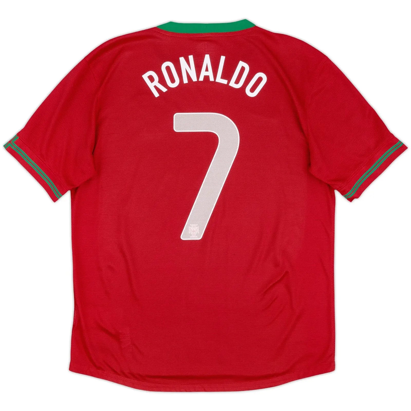 2012 13 portugal home classic football jersey back view ronaldo 7 print