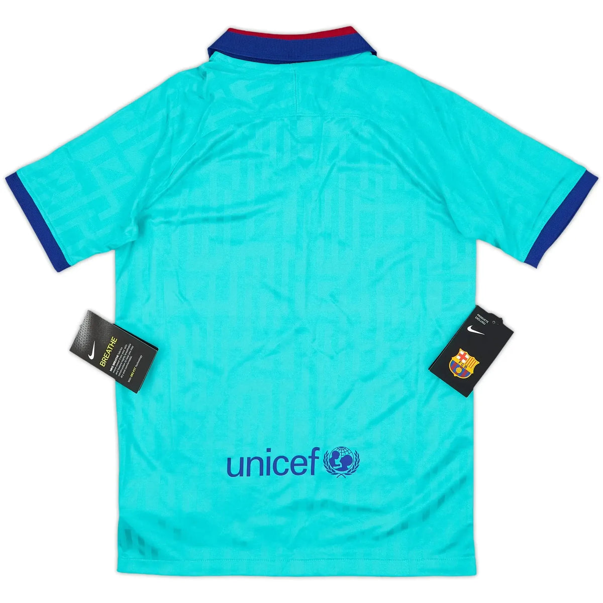 2019-20 barcelona third classic football jersey back view authentic retro kit