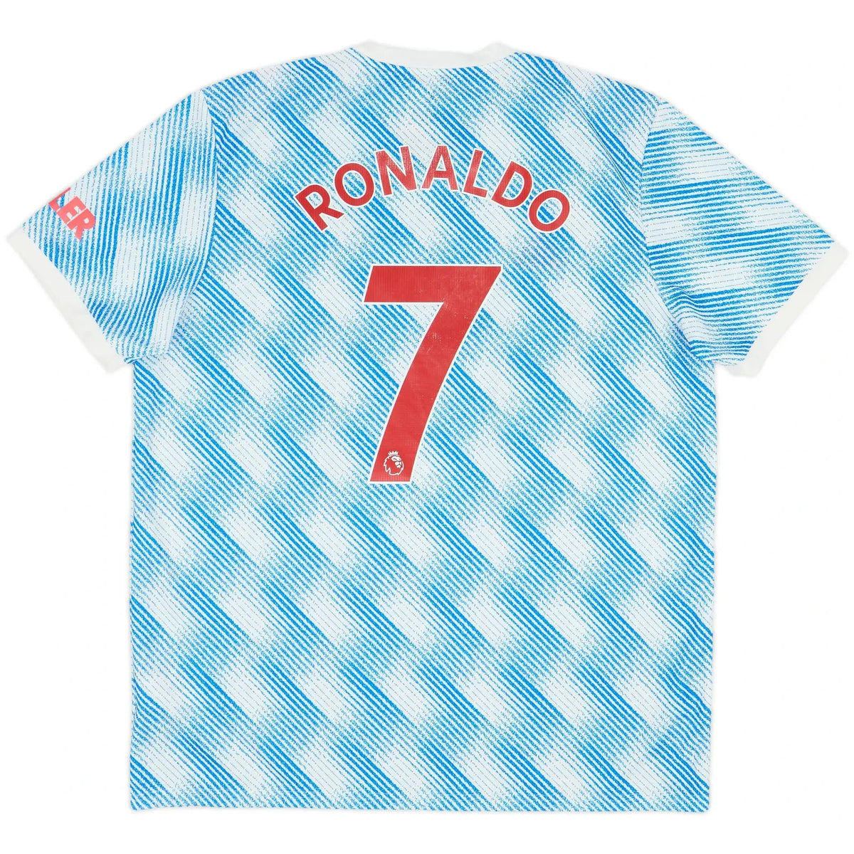 2021 22 manchester united away classic football jersey back view ronaldo 7 print