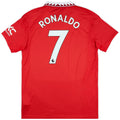 2022 23 manchester united home classic football jersey back view ronaldo 7 print